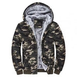 Men’s Camouflage Hooded Winter Coat