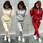 Women’s 2-Piece Casual Hoodie & Pant Tracksuit