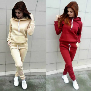 Women’s 2-Piece Casual Hoodie & Pant Tracksuit