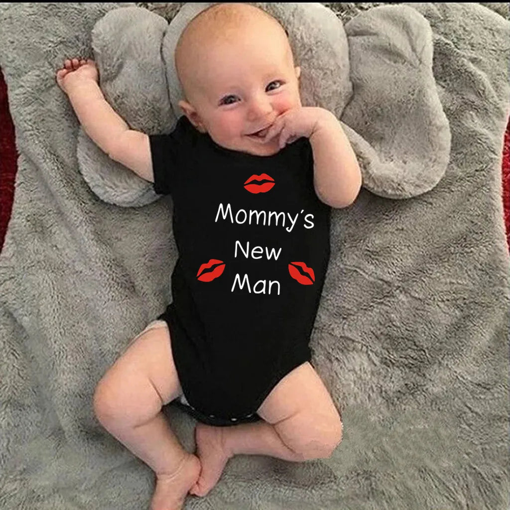 Mommy's New Man Baby Bodysuit