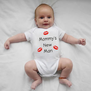 Mommy's New Man Baby Bodysuit