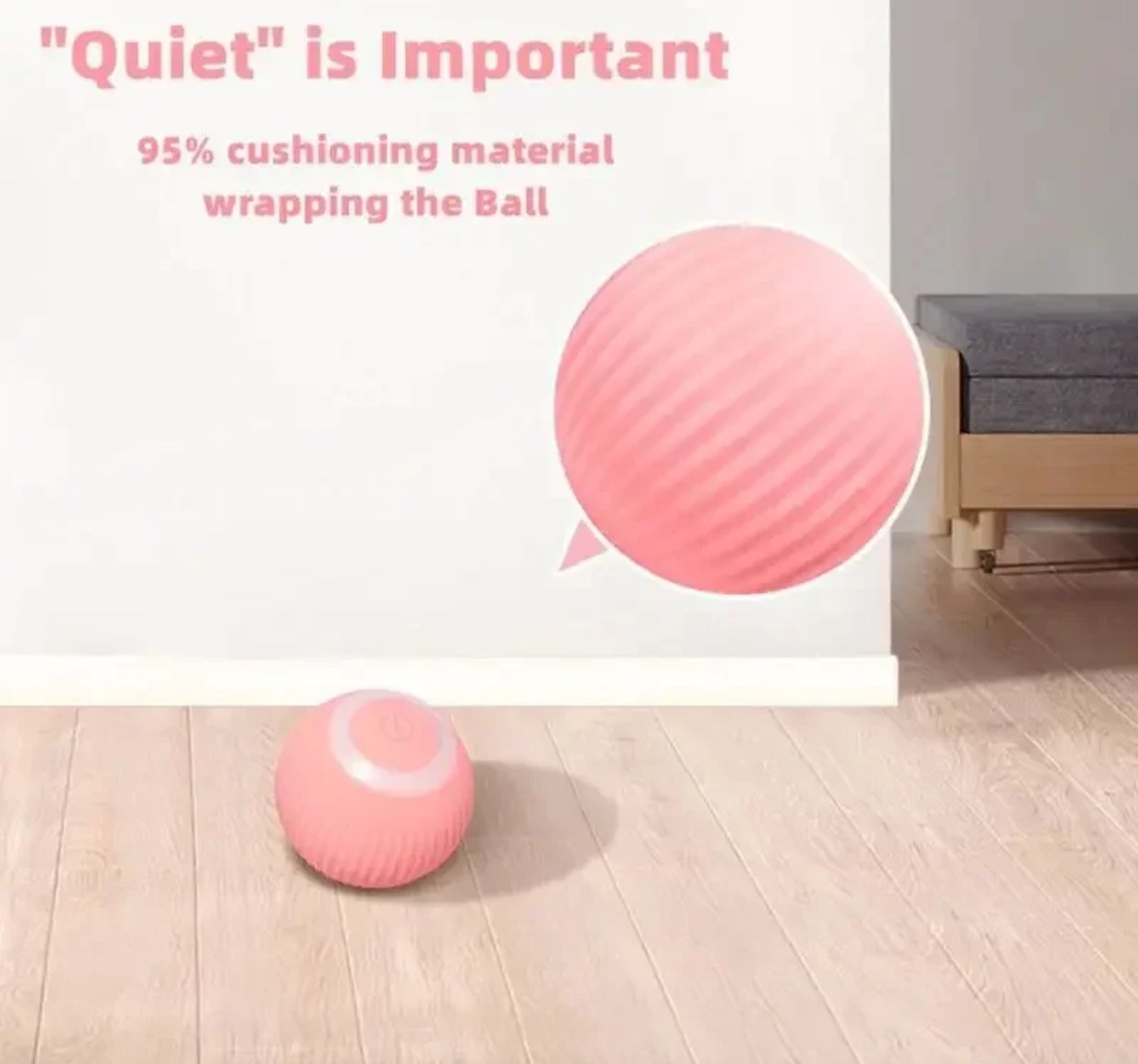 Automatic Smart Intelligent Moving Ball for Pets