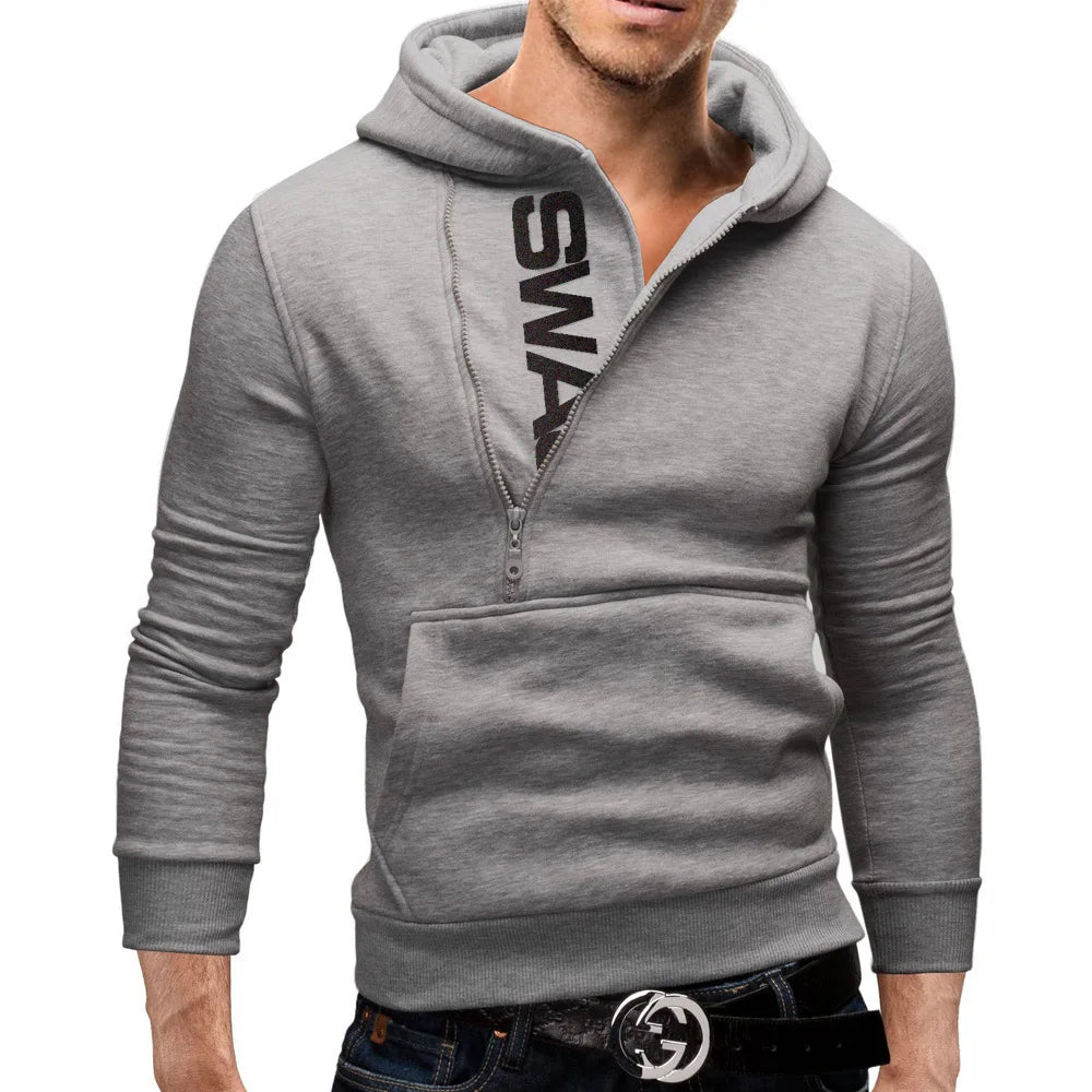 Men’s Polka Dot Zip-Up Hoodie