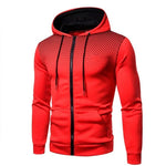 Men’s Polka Dot Zip-Up Hoodie