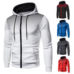 Men’s Polka Dot Zip-Up Hoodie