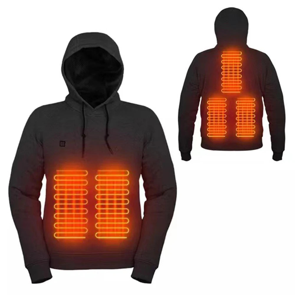 5-Zone USB Heated Jacket – Vintage Gothic Streetwear