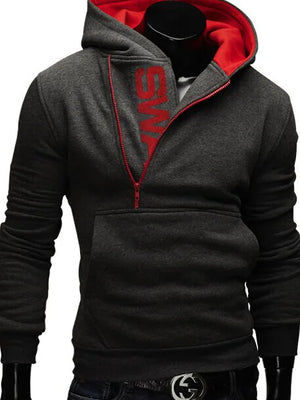 Men’s Polka Dot Zip-Up Hoodie