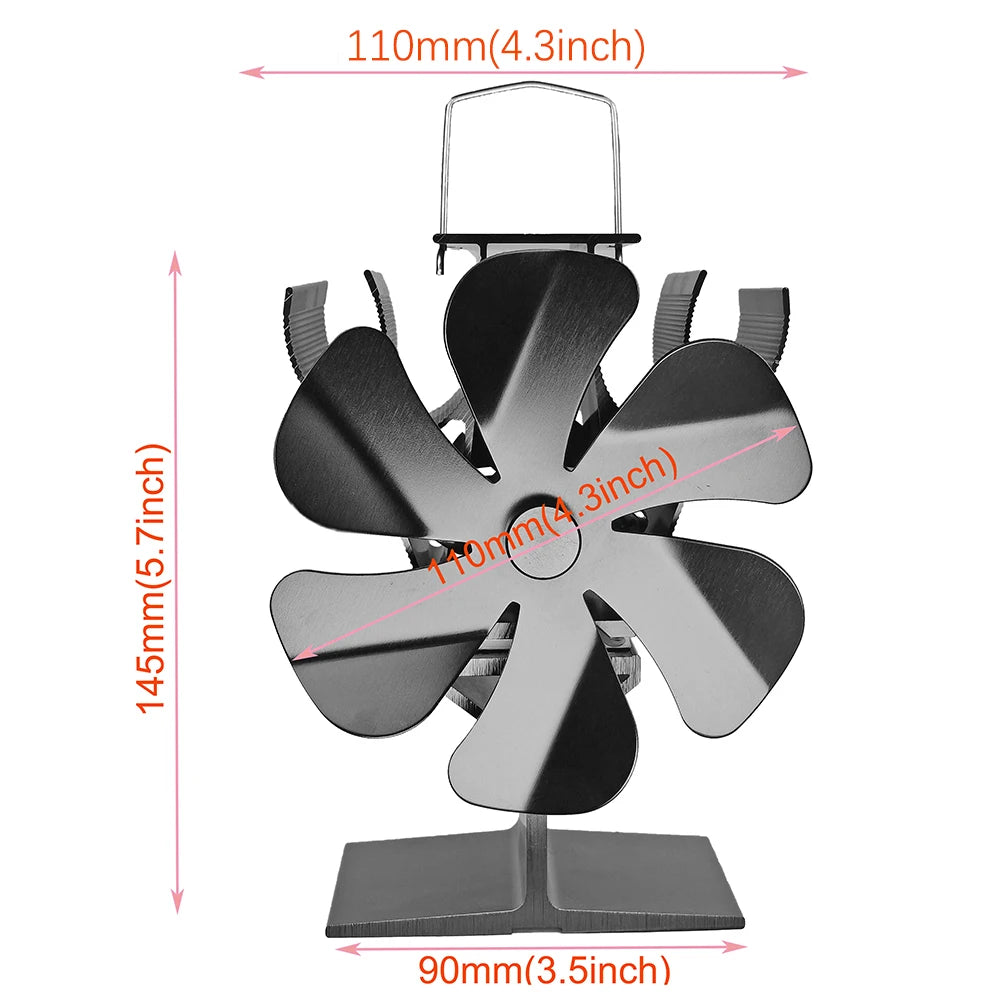 Heat Powered Stove Fan No Electricity Required