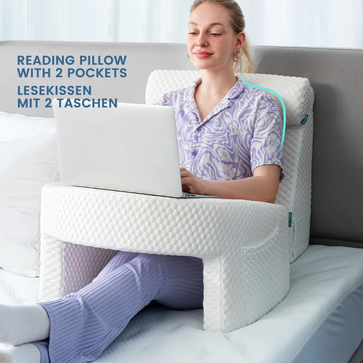 ComfortNest Reading Pillow