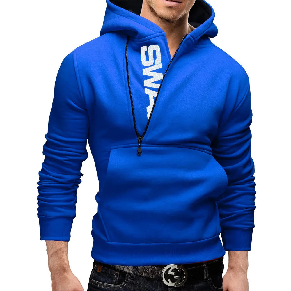 Men’s Polka Dot Zip-Up Hoodie